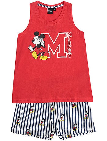 DISNEY Pijama Sin Mangas Mickey Ny Summer para Niña
