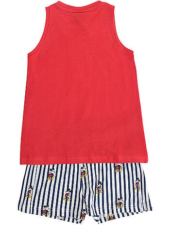 DISNEY Pijama Sin Mangas Mickey Ny Summer para Niña