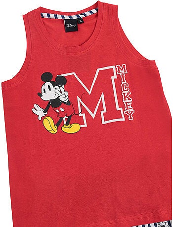 DISNEY Pijama Sin Mangas Mickey Ny Summer para Niña