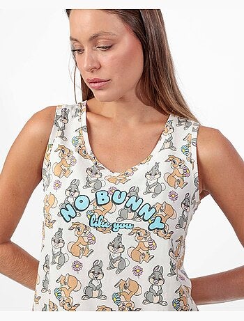DISNEY Pijama Sin mangas No Bunny Like You para Mujer
