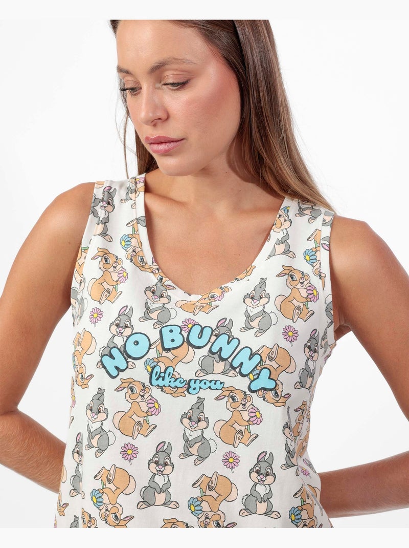 DISNEY Pijama Sin mangas No Bunny Like You para Mujer Blanco - Kiabi
