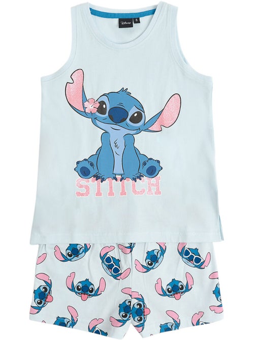 DISNEY Pijama Sin Mangas Stitches para Niña - Kiabi DISNEY Pijama Sin Mangas Stitches para Niña - Kiabi