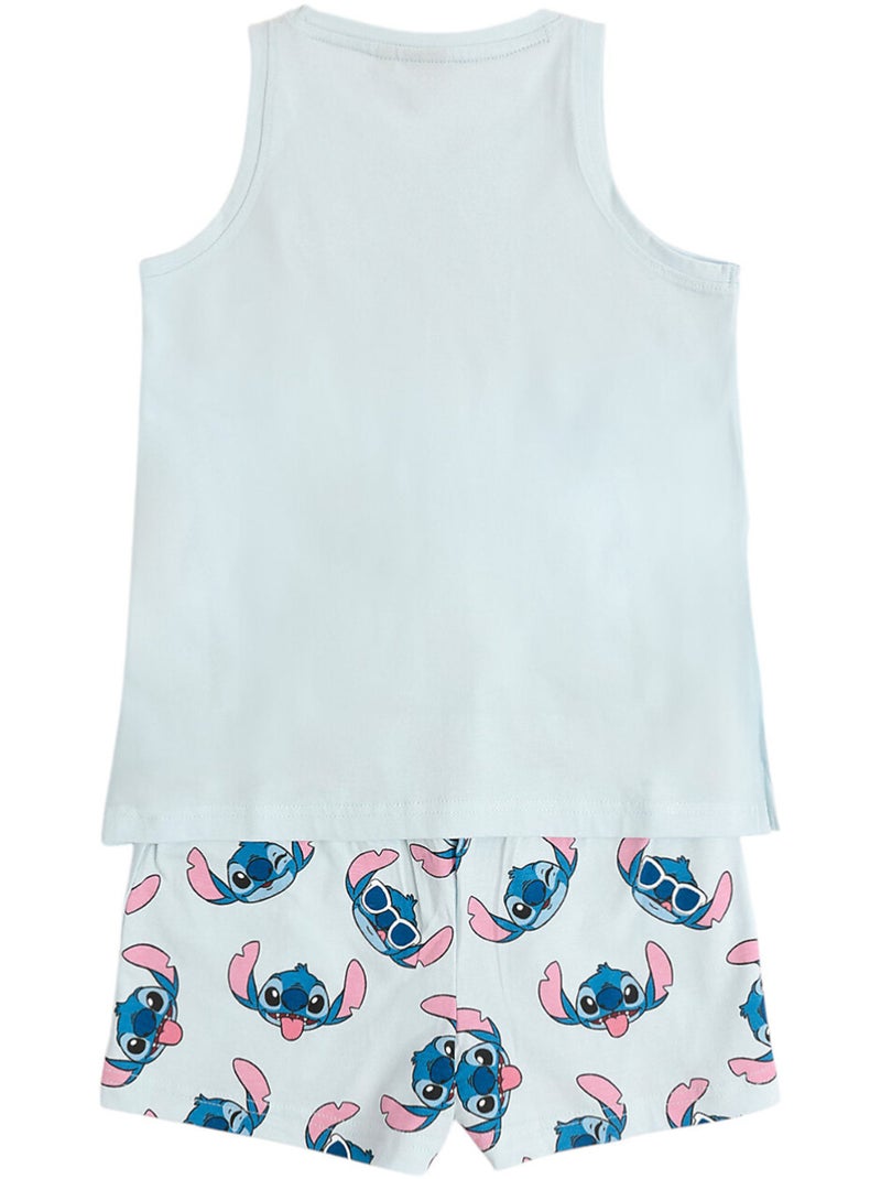 DISNEY Pijama Sin Mangas Stitches para Niña Azul - Kiabi