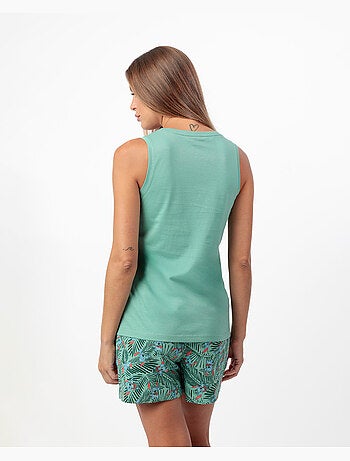 DISNEY Pijama Sin mangas Vacation Mode para Mujer