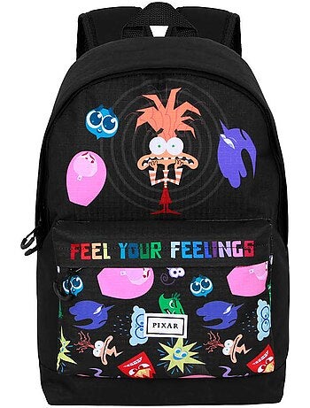Disney pixar del revés 2 / inside out 2 feeling mochila hs fan 2.2, multicolor