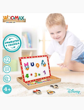Disney Pizarra magnética de madera 2 en 1 WOOMAX