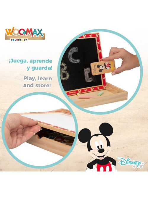 Disney Pizarra magnética de madera 2 en 1 WOOMAX - Kiabi Disney Pizarra magnética de madera 2 en 1 WOOMAX - Kiabi