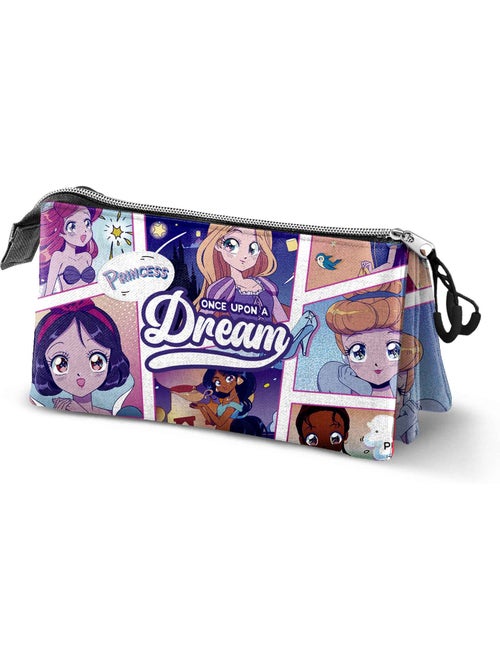 Disney Princesas Comic Estuche Portatodo Triple, Multicolor - Kiabi Disney Princesas Comic Estuche Portatodo Triple, Multicolor - Kiabi