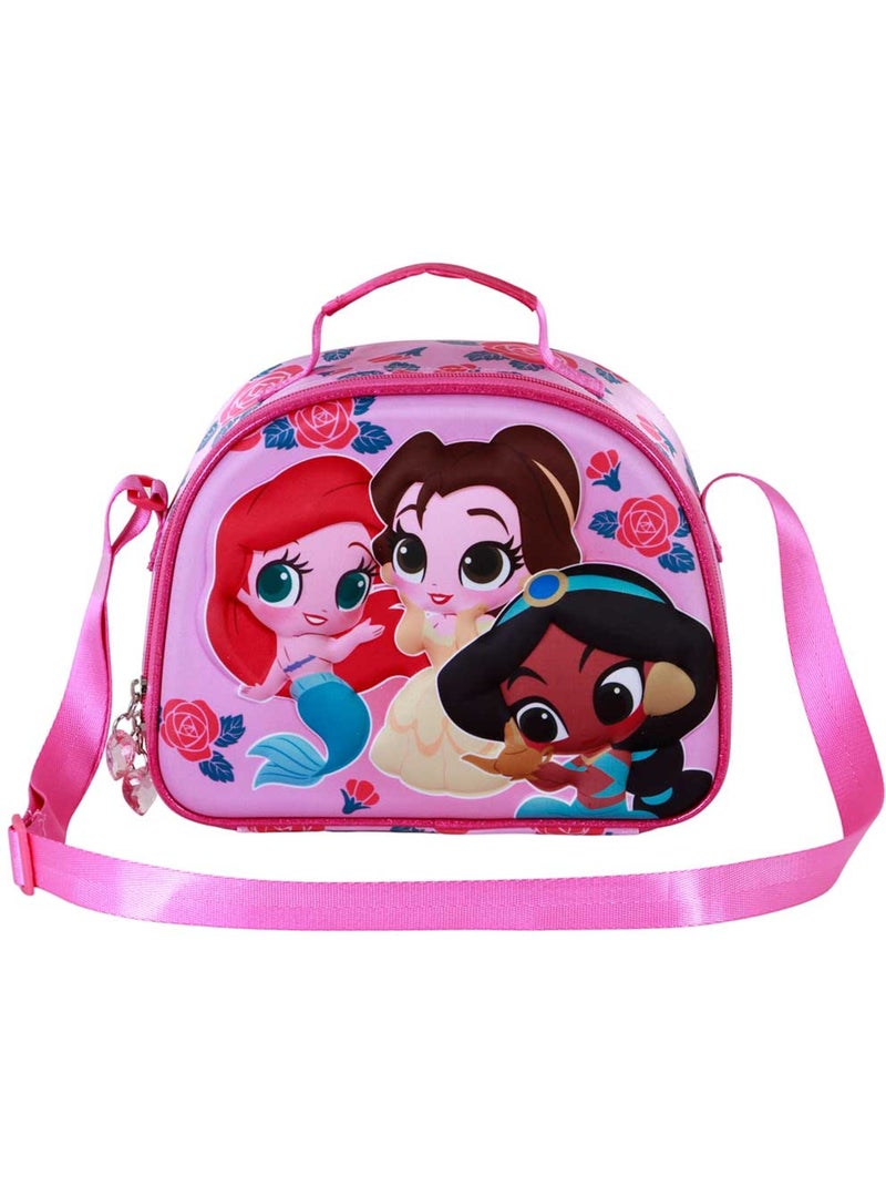 Disney Princesas Flowers Bolsa Portamerienda 3D, Rosa Rosa - Kiabi
