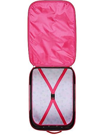 Disney Princesas Flowers Maleta Trolley Soft 3D, Rosa