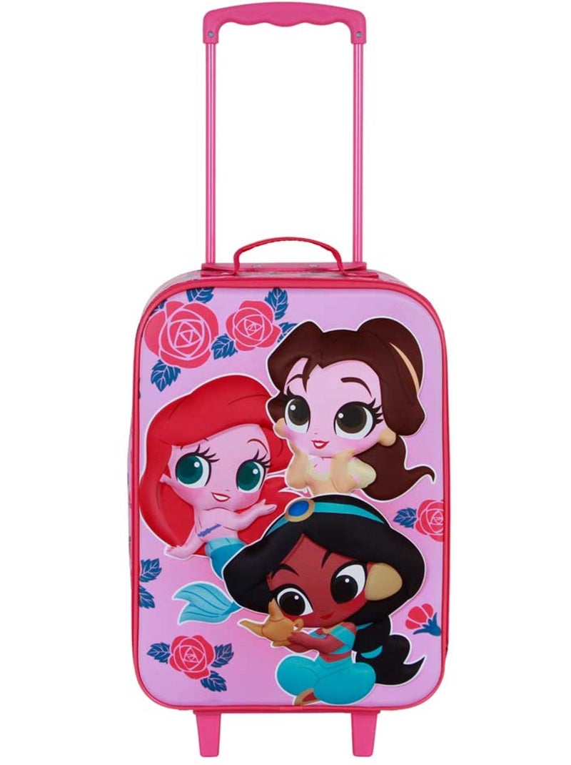 Disney Princesas Flowers Maleta Trolley Soft 3D, Rosa Rosa - Kiabi