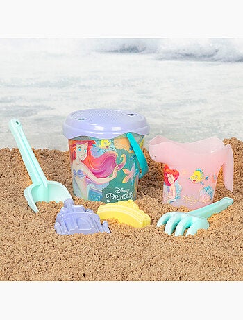 Disney princess cubo de playa con accesorios y mochila