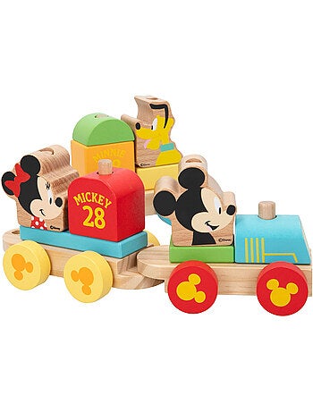 Disney Tren de madera Mickey y Minnie WOOMAX