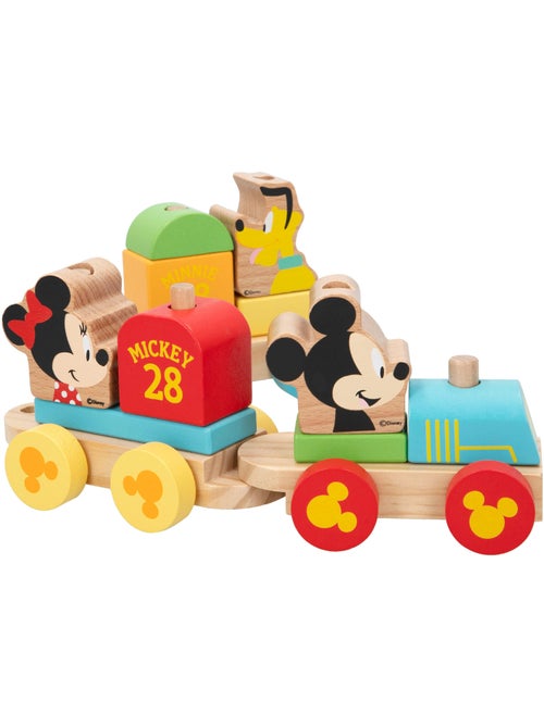 Disney Tren de madera Mickey y Minnie WOOMAX - Kiabi Disney Tren de madera Mickey y Minnie WOOMAX - Kiabi