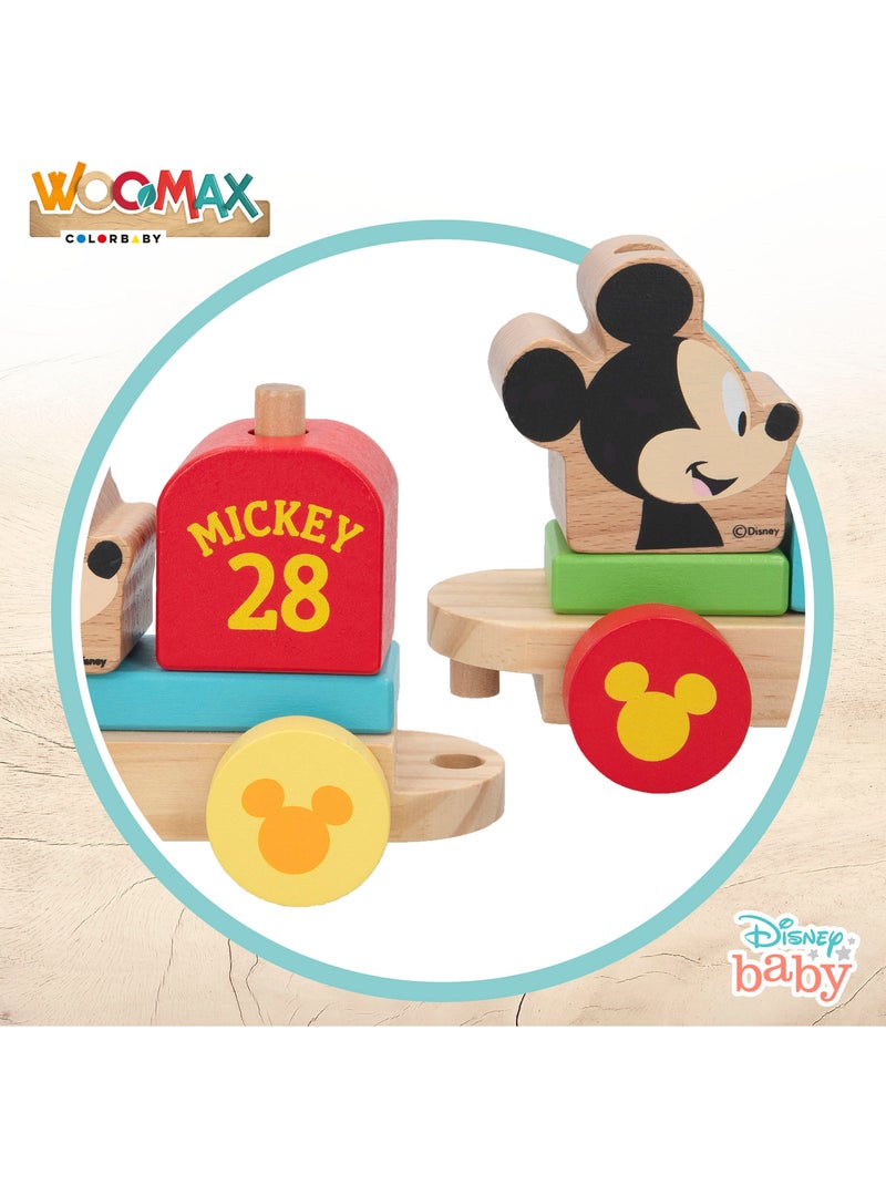Disney Tren de madera Mickey y Minnie WOOMAX N/D - Kiabi