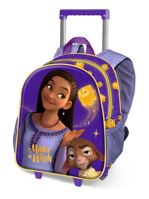 Disney Wish: El Poder De Los Deseos Star Mochila 3D con Ruedas Pequeña, Lila - Kiabi