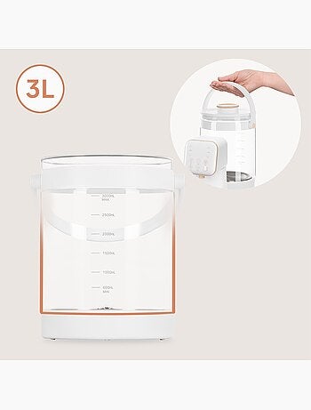 Dispensador de agua caliente para biberones LIONELO Babypresto 2.0 - Lámpara UV - 3L - 40-100°C