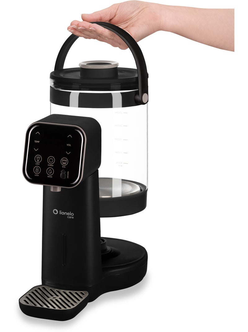 Dispensador de agua caliente para biberones LIONELO Babypresto 2.0 - Lámpara UV - 3L - 40-100°C Negro - Kiabi