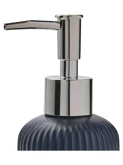 Dispensador de jabón cerámica SMART acanalada recargable 7x7x18,9 cm Guy Levasseur - Kiabi Dispensador de jabón cerámica SMART acanalada recargable 7x7x18,9 cm Guy Levasseur - Kiabi