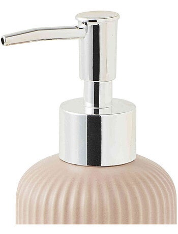 Dispensador de jabón cerámico ranurado