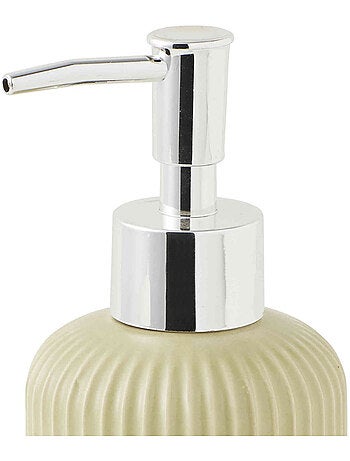 Dispensador de jabón cerámico ranurado