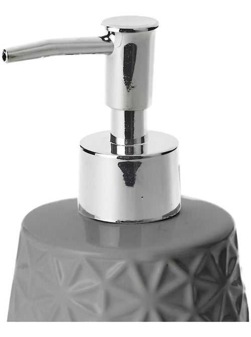 Dispensador de jabón de cerámica MAGIC Guy Levasseur – relieve con efecto diamante - Kiabi