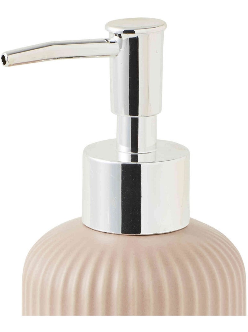 Dispensador de jabón estriado de cerámica – gama SMART – Guy Levasseur Rosa fucsia - Kiabi