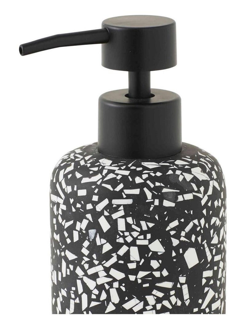 Dispensador de jabón líquido TERRAZZO negro de poliresina – Guy Levasseur Negro - Kiabi