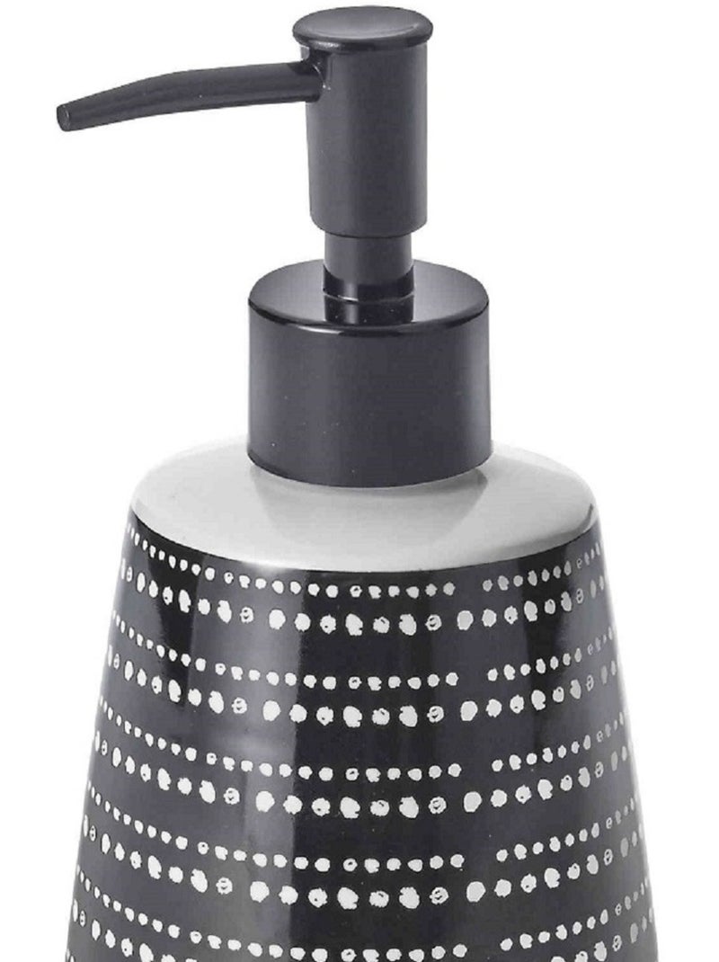 Dispenser de jabón de cerámica GOTAM – 250 ml – Guy Levasseur Negro Negro - Kiabi
