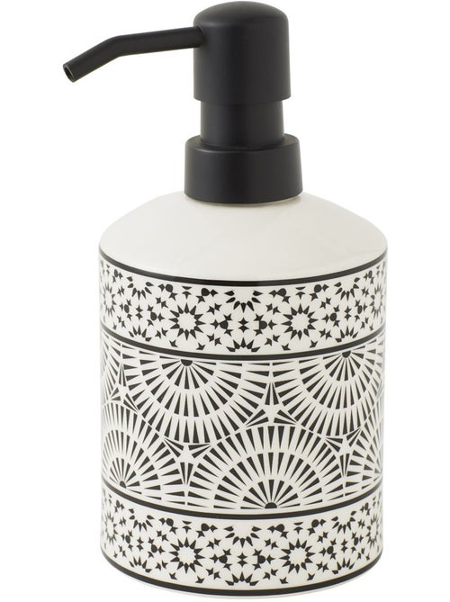 Dispenser de jabón en porcelana TRIBU – bomba negra larga Guy Levasseur - Kiabi Dispenser de jabón en porcelana TRIBU – bomba negra larga Guy Levasseur - Kiabi