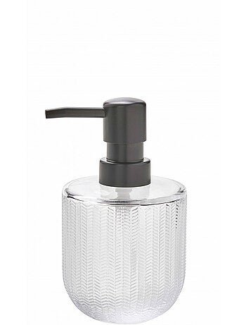 Distributeur de jabón de vidrio ELLA Guy Levasseur recargable – 9 x 9 x 14,5 cm