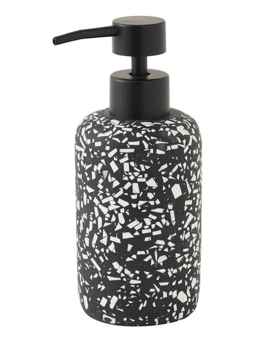 Distributeur de jabón TERRAZZO negro de polirresina Guy Levasseur - Kiabi