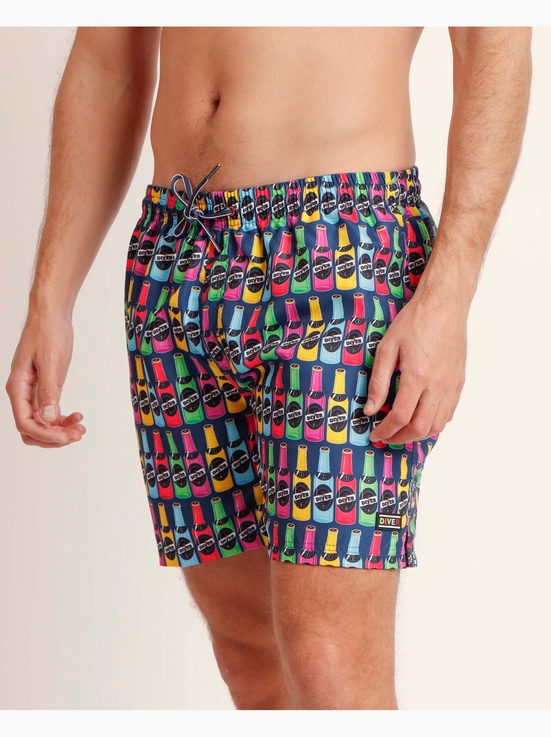 DIVER Bañador Beer para Hombre Multicolor - Kiabi