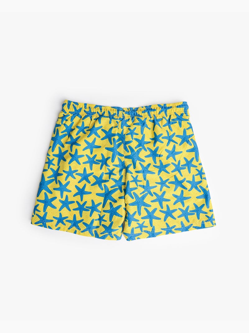 DIVER Bañador Starfish para Hombre Azul Amarillo - Kiabi