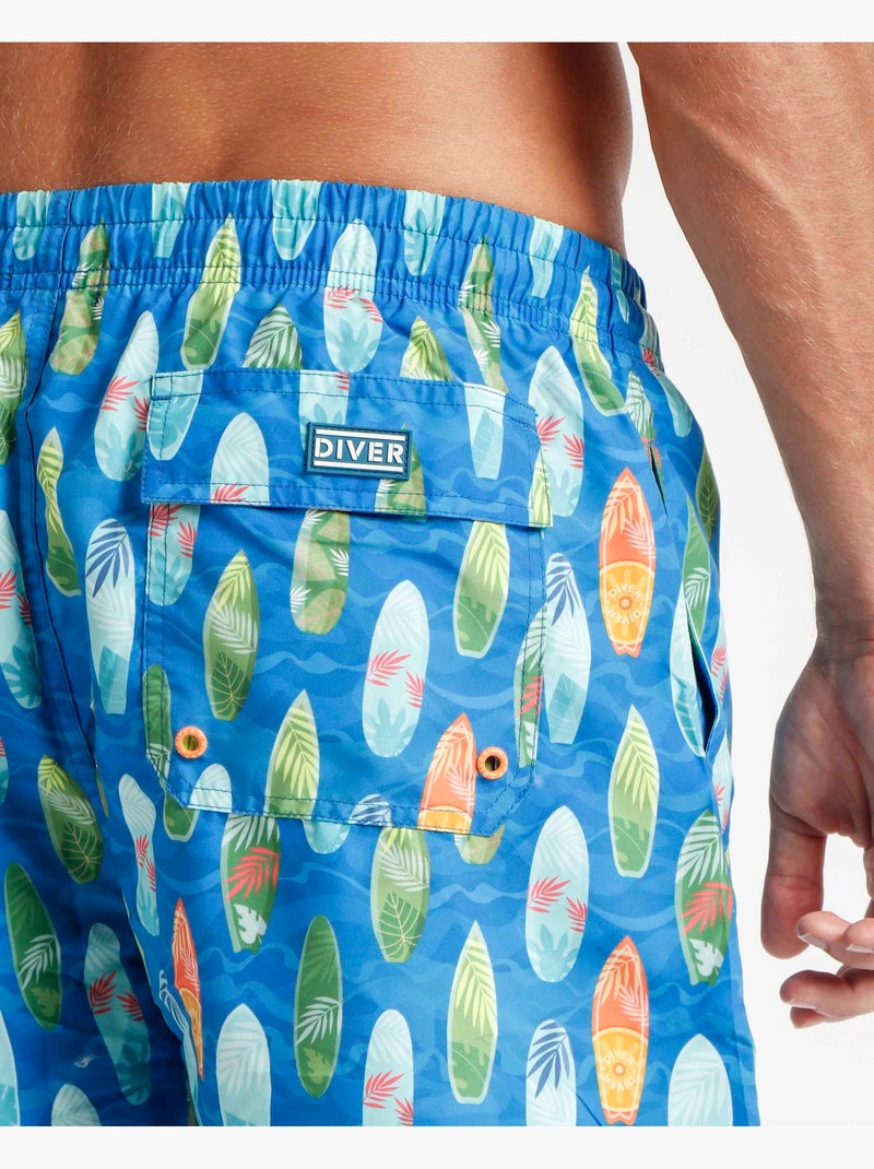 DIVER Bañador Surfboards para Hombre Azul - Kiabi