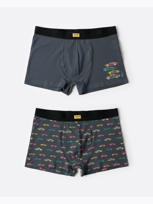 DIVER Calzoncillo/Boxer Cars para Hombre, (Caja de 2 unidades) - Kiabi