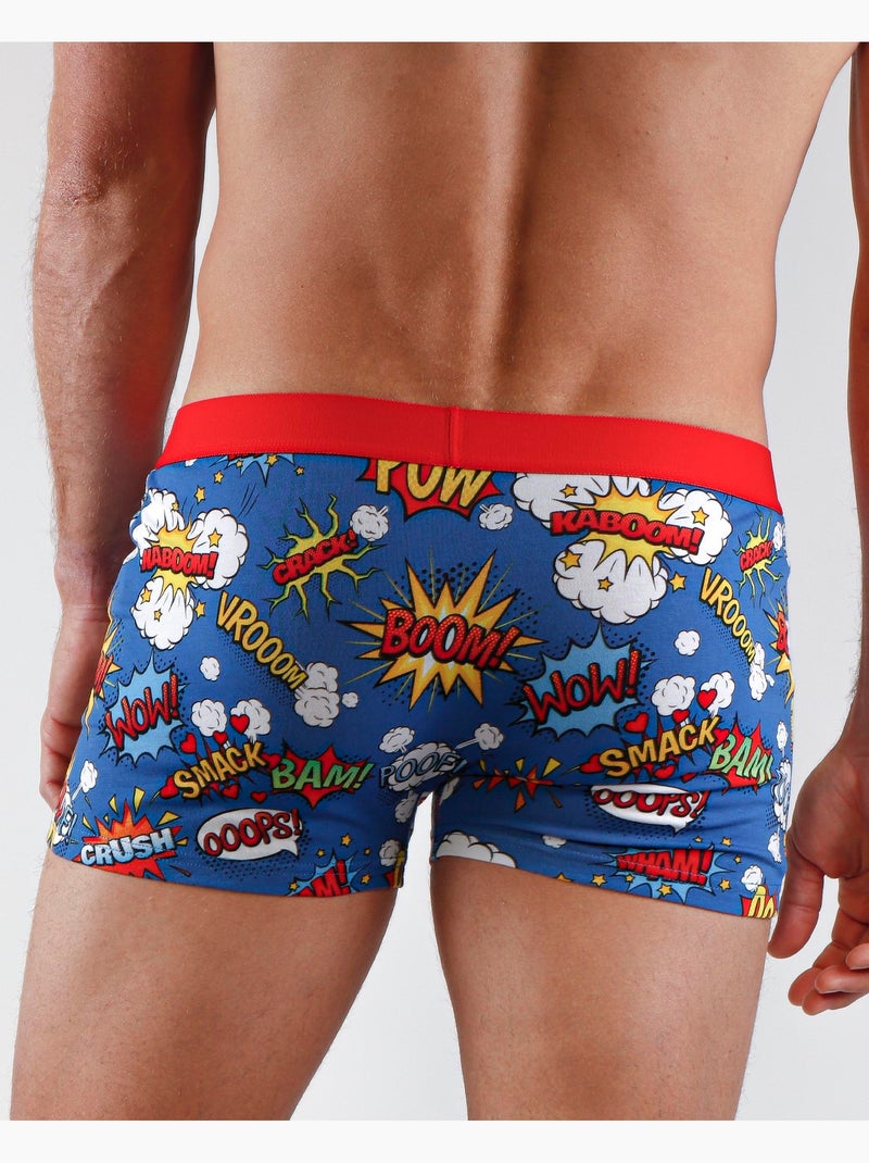 DIVER Calzoncillo/Bóxer Comic para Hombre, (Caja de 2 unidades) Multicolor - Kiabi