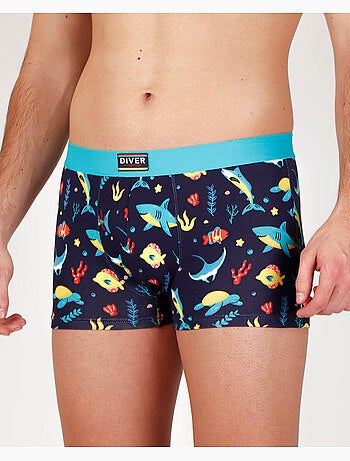 DIVER Calzoncillo/Bóxer Marine para Hombre, (Caja de 2 unidades)