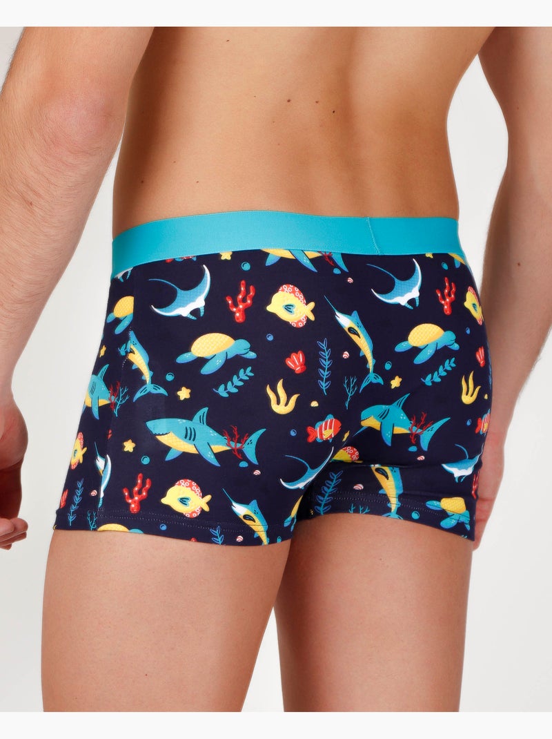 DIVER Calzoncillo/Bóxer Marine para Hombre, (Caja de 2 unidades) Multicolor - Kiabi