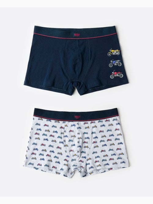 DIVER Calzoncillo/Boxer Race para Hombre, (Caja de 2 unidades) - Kiabi DIVER Calzoncillo/Boxer Race para Hombre, (Caja de 2 unidades) - Kiabi