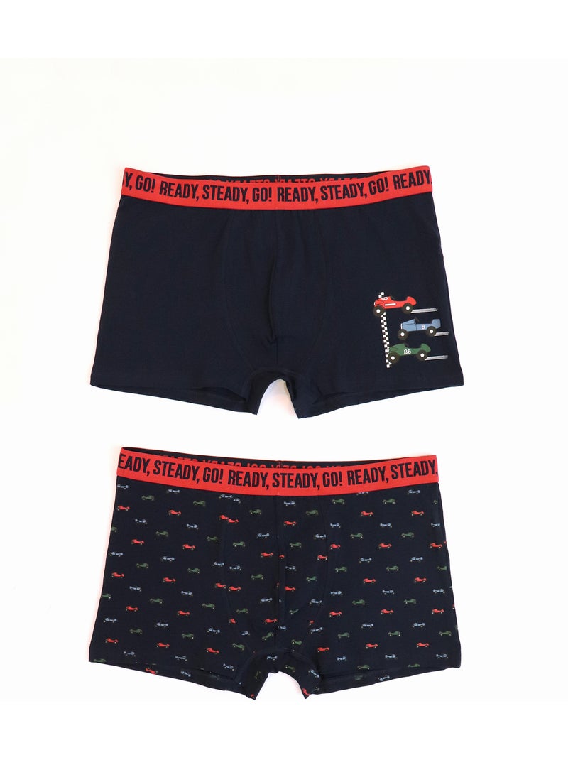 DIVER Calzoncillo/Bóxer Vintage Cars para Hombre, (Caja de 2 unidades) Multicolor - Kiabi