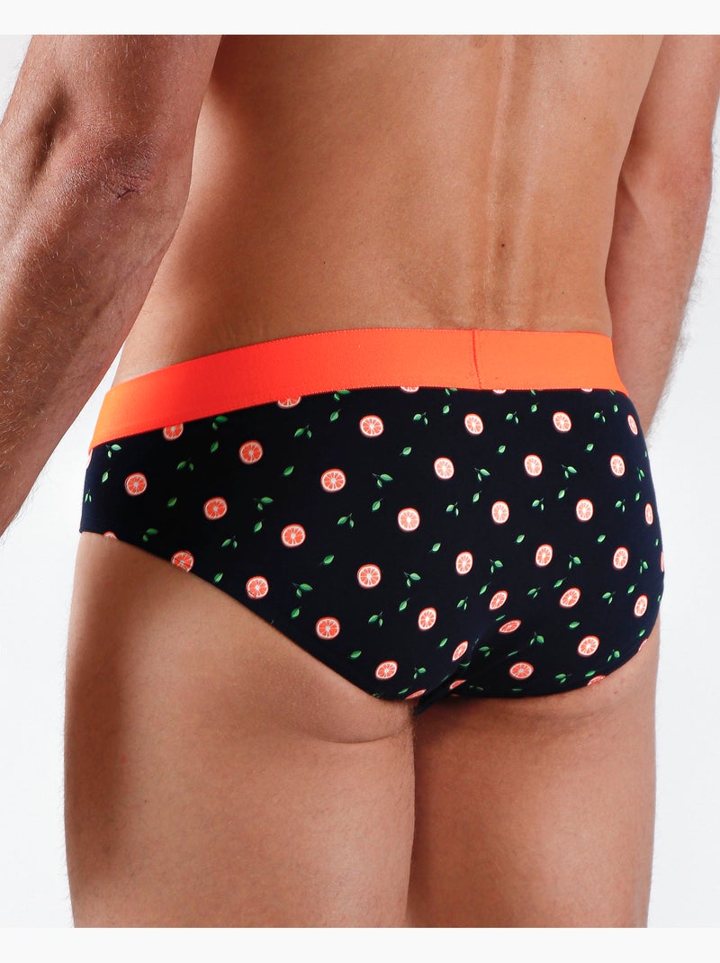 DIVER Calzoncillo/Slip Fruits para Hombre, (Caja de 2 unidades) Multicolor - Kiabi