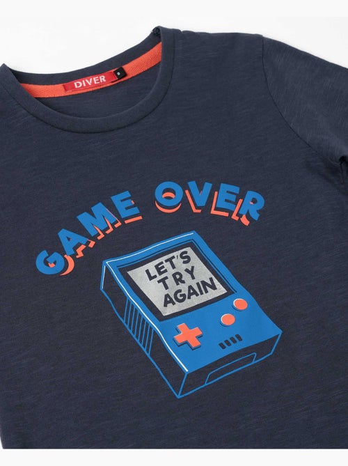 DIVER Pijama Manga Corta Gamer para Niño - Kiabi DIVER Pijama Manga Corta Gamer para Niño - Kiabi