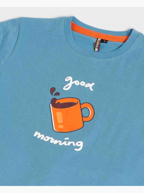 DIVER Pijama Manga Corta Morning para Niño - Kiabi DIVER Pijama Manga Corta Morning para Niño - Kiabi