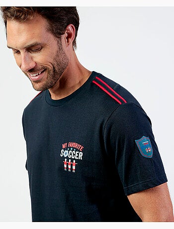 DIVER Pijama Manga Corta My Favorite Soccer para Hombre