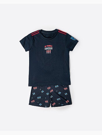 DIVER Pijama Manga Corta My Favorite Soccer para Niño