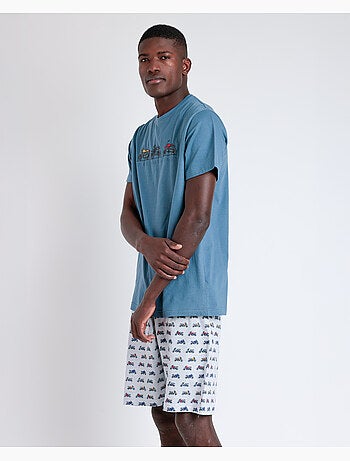 DIVER Pijama Manga Corta Race para Hombre