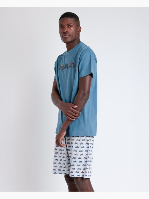 DIVER Pijama Manga Corta Race para Hombre - Kiabi DIVER Pijama Manga Corta Race para Hombre - Kiabi