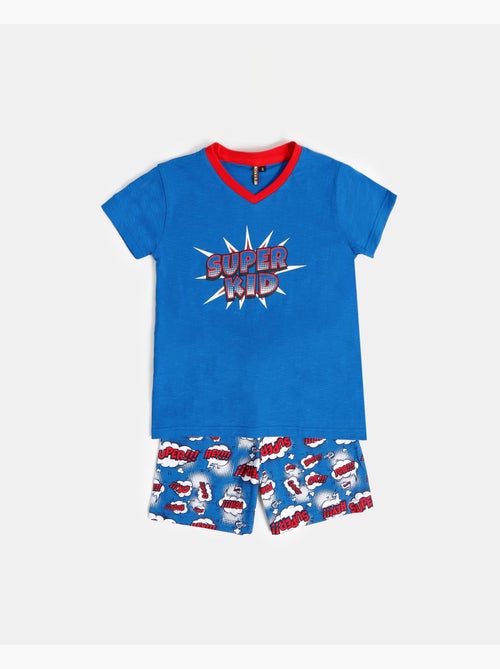 DIVER Pijama Manga Corta Super Dad para Niño - Kiabi DIVER Pijama Manga Corta Super Dad para Niño - Kiabi