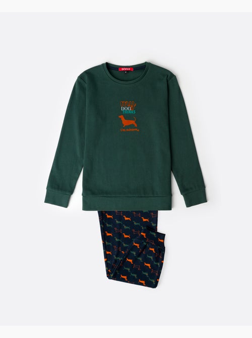 DIVER Pijama Manga Larga My Dog para Niño - Kiabi DIVER Pijama Manga Larga My Dog para Niño - Kiabi